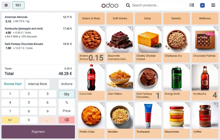 نرم افزار یکپارچه مواد غذایی