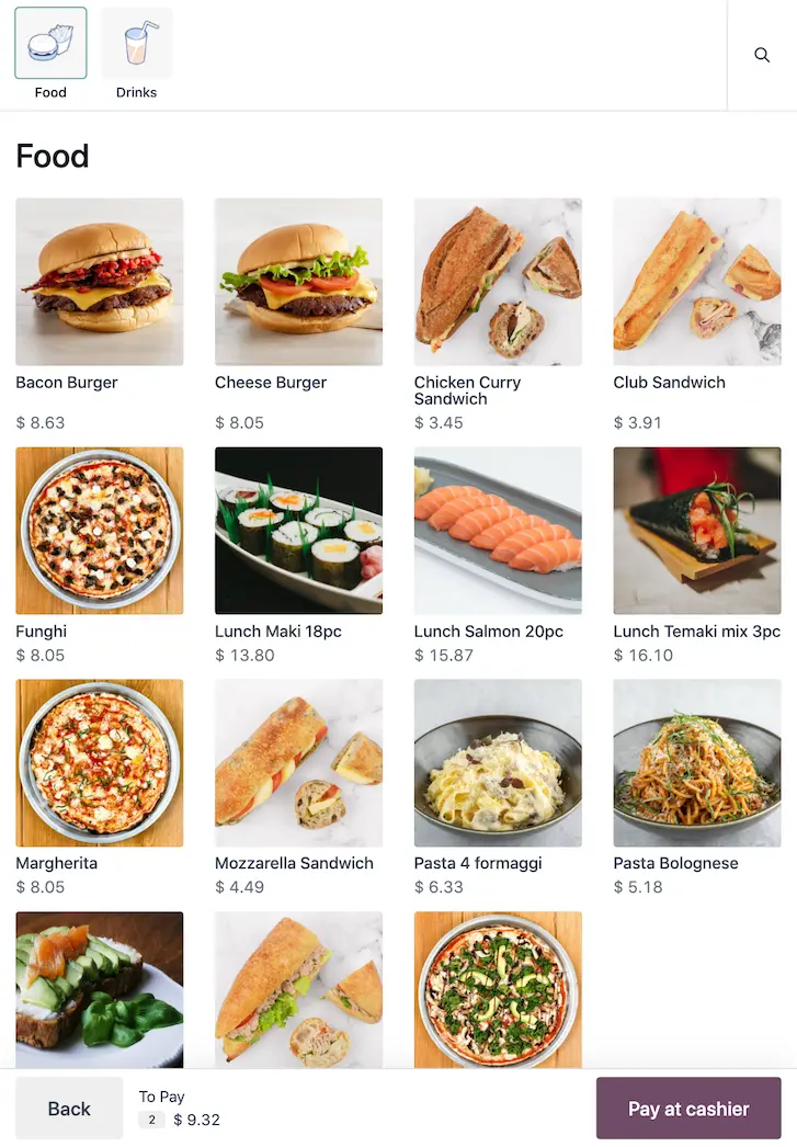 نرم افزار یکپارچه فست فود اودو